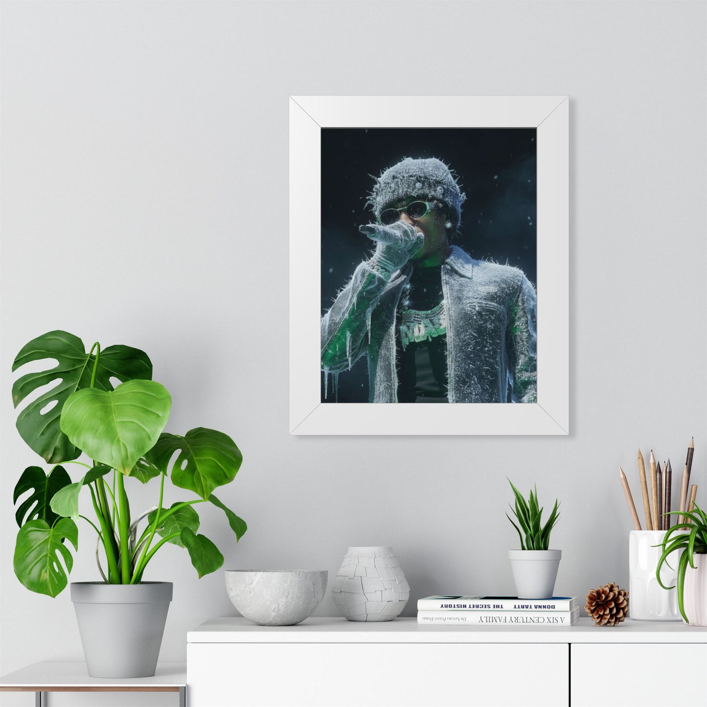 Frozen NBA Youngboy Framed Poster — Photo Wall Art