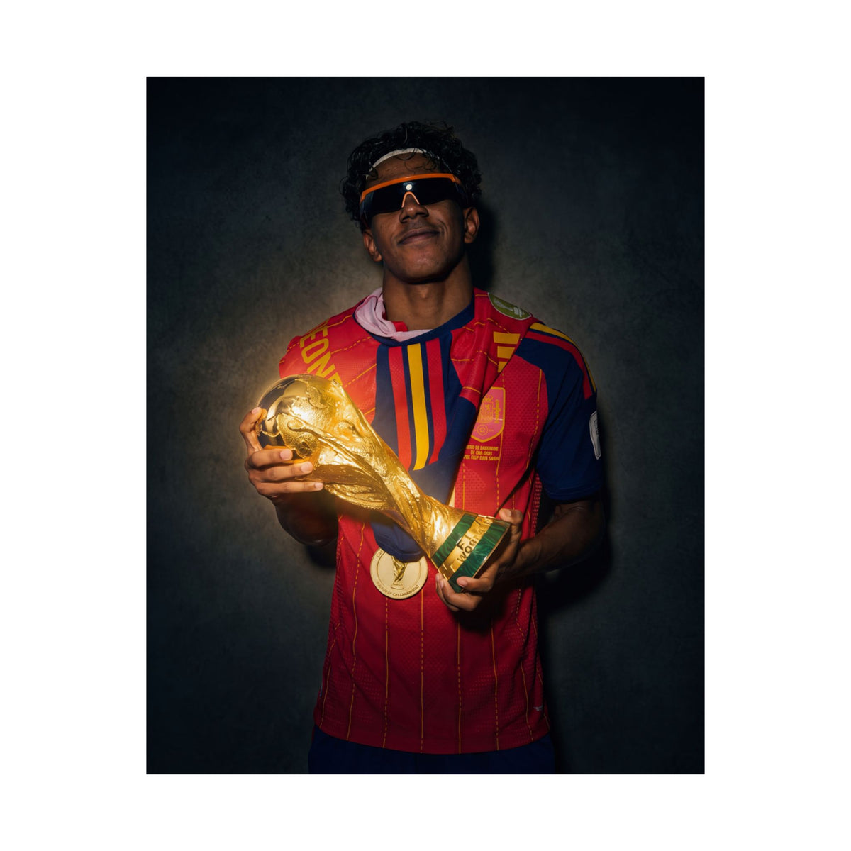 Lamine Yamal Fifa World Cup Poster - Matte Vertical World Cup Trophy Print